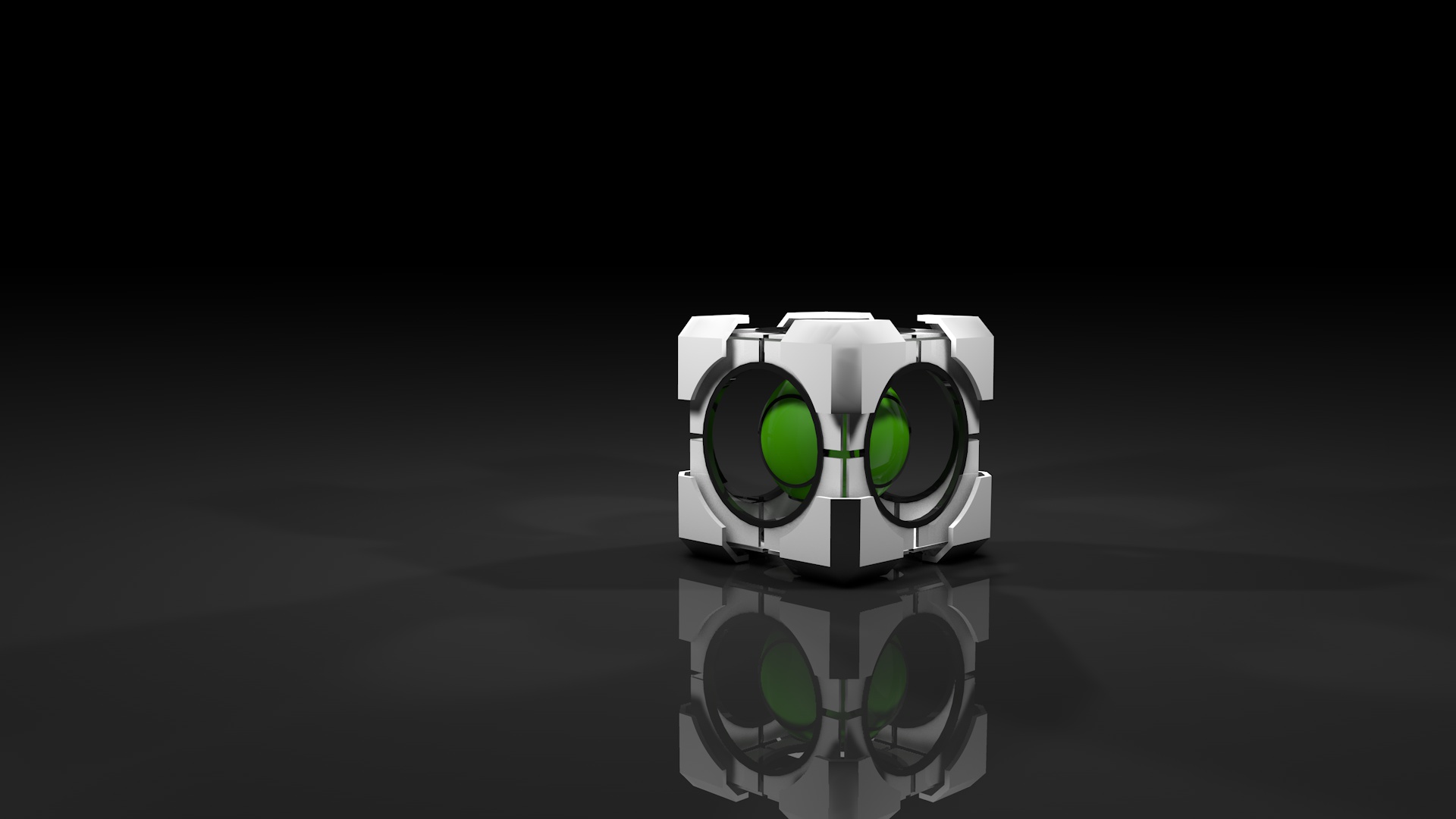 Куб из игры "Portal 2"