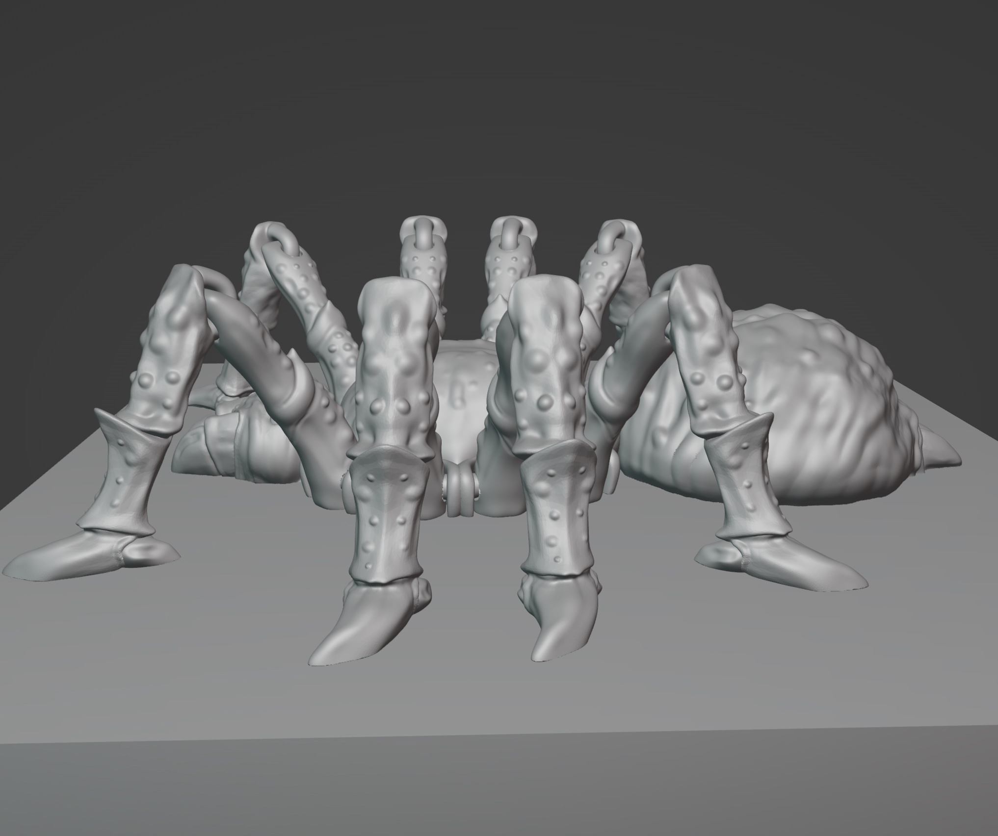 Паук подвижный stl