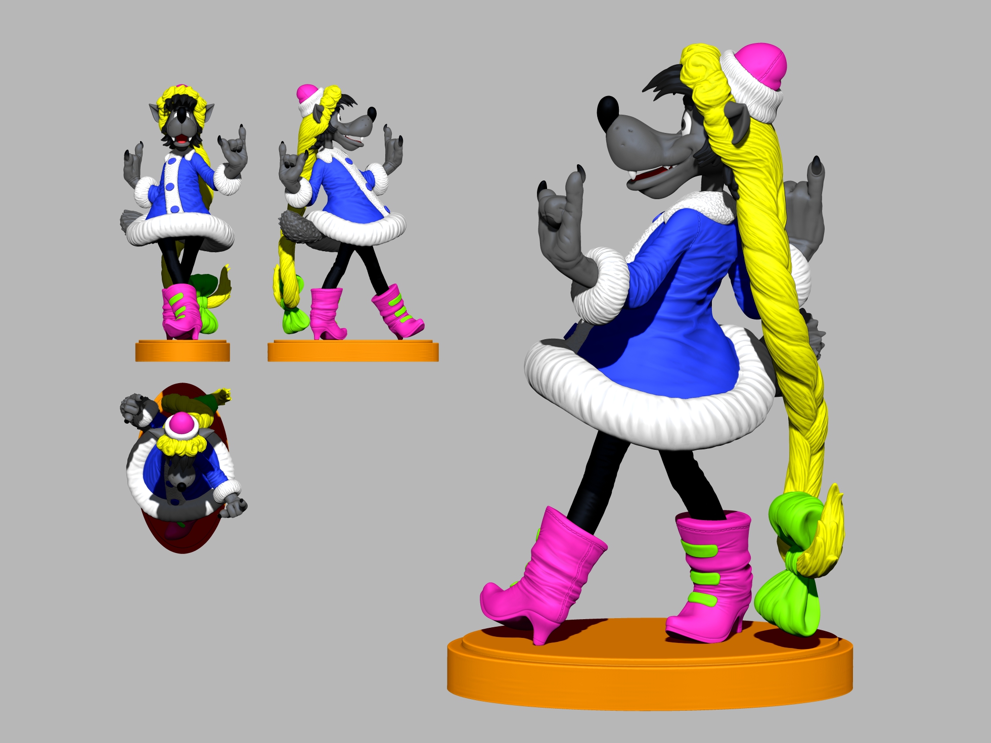 Ну, Дед Мороз, погоди! для 3д печати STL.