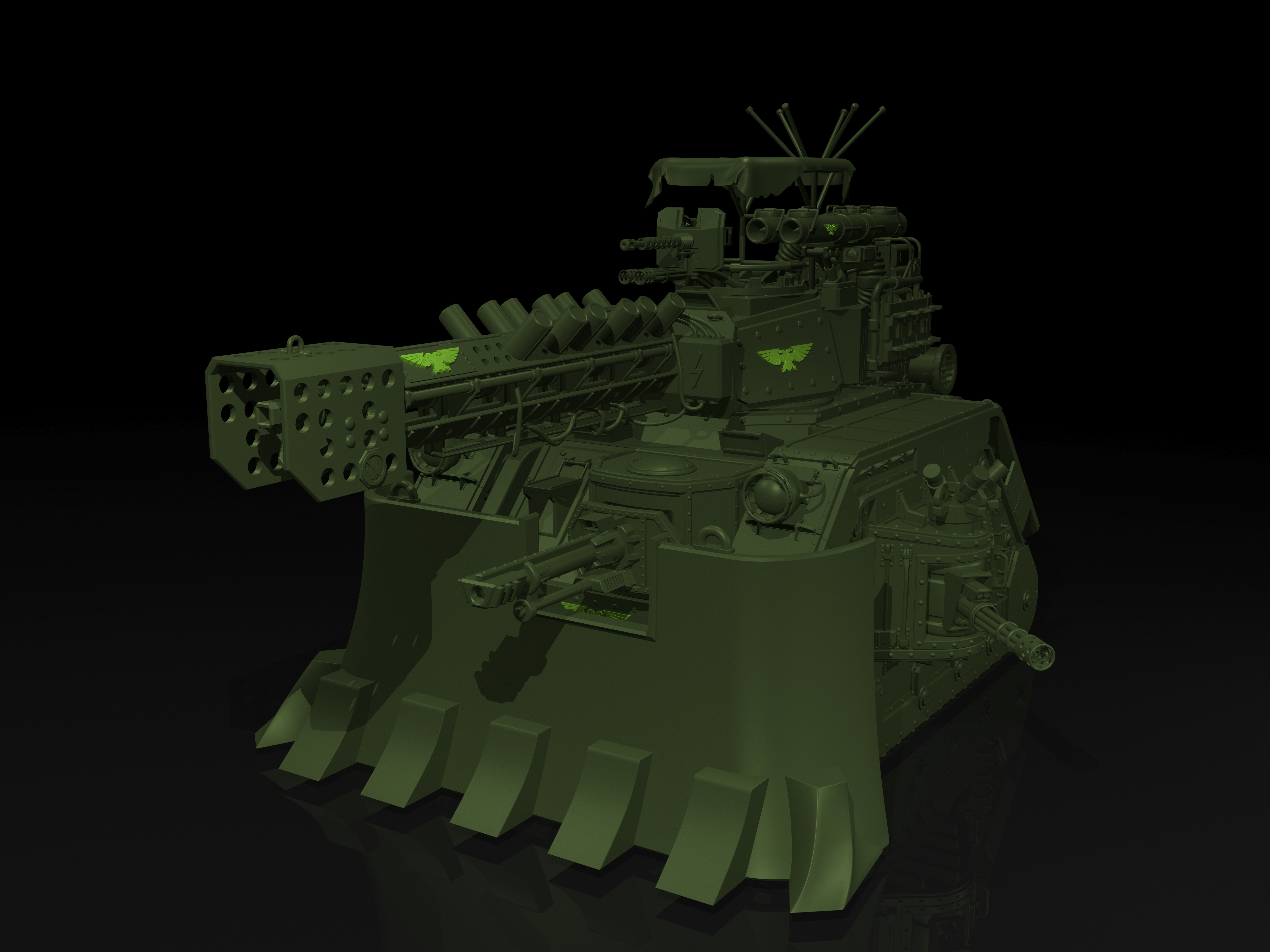 Leman Russ танк имперской гвардии Warhammer 40000