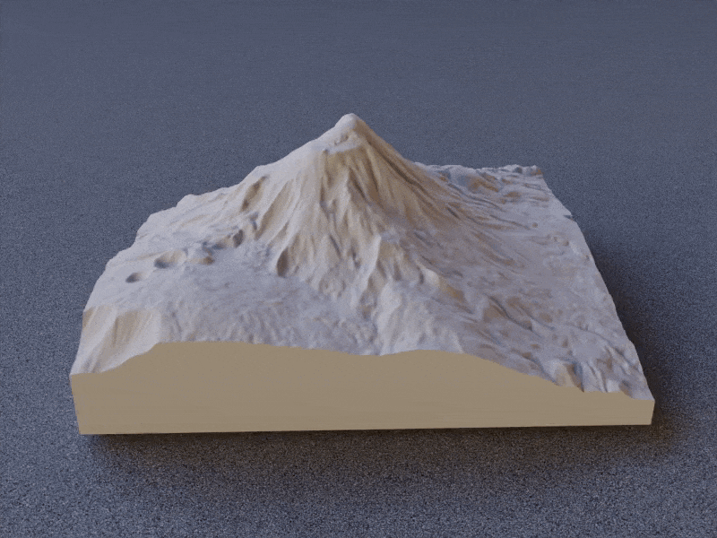 модель горы Арарат