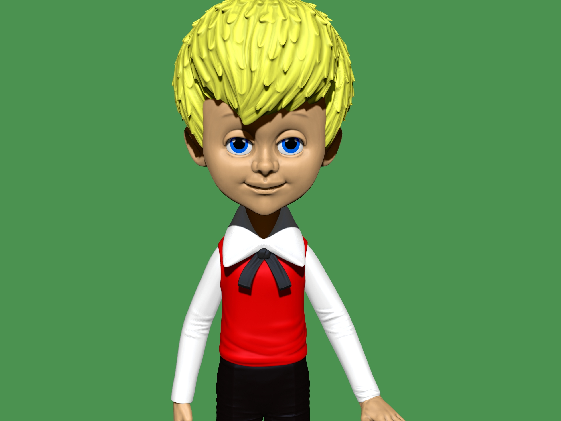 Малыш с собачкой из  м-ф " Карлсон, который живёт на крыше" для 3д печати STL