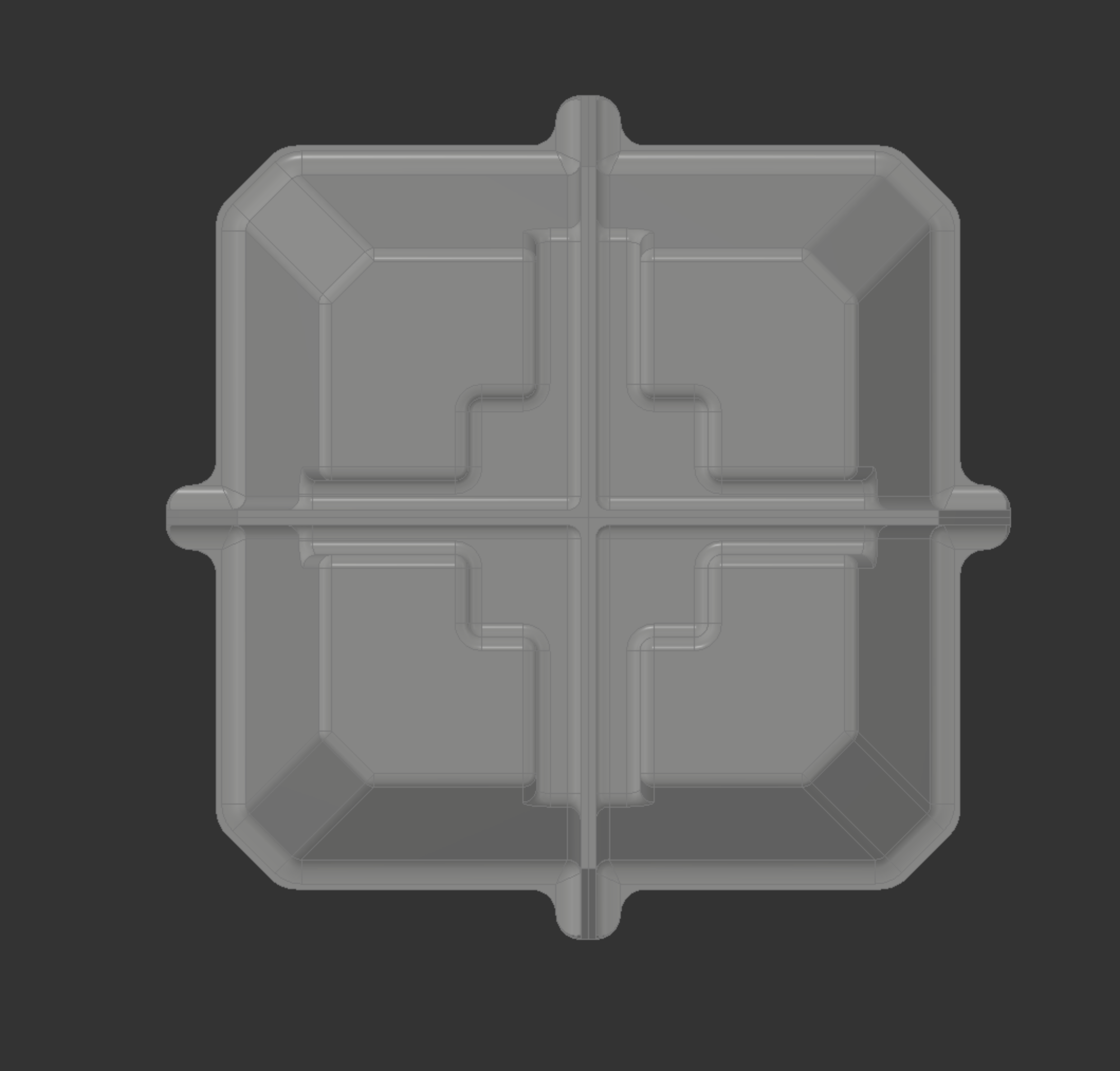 Продажа 3D-модели \"Форма для отливки бетонных дек-блоков (Dek-block) 38x50\"