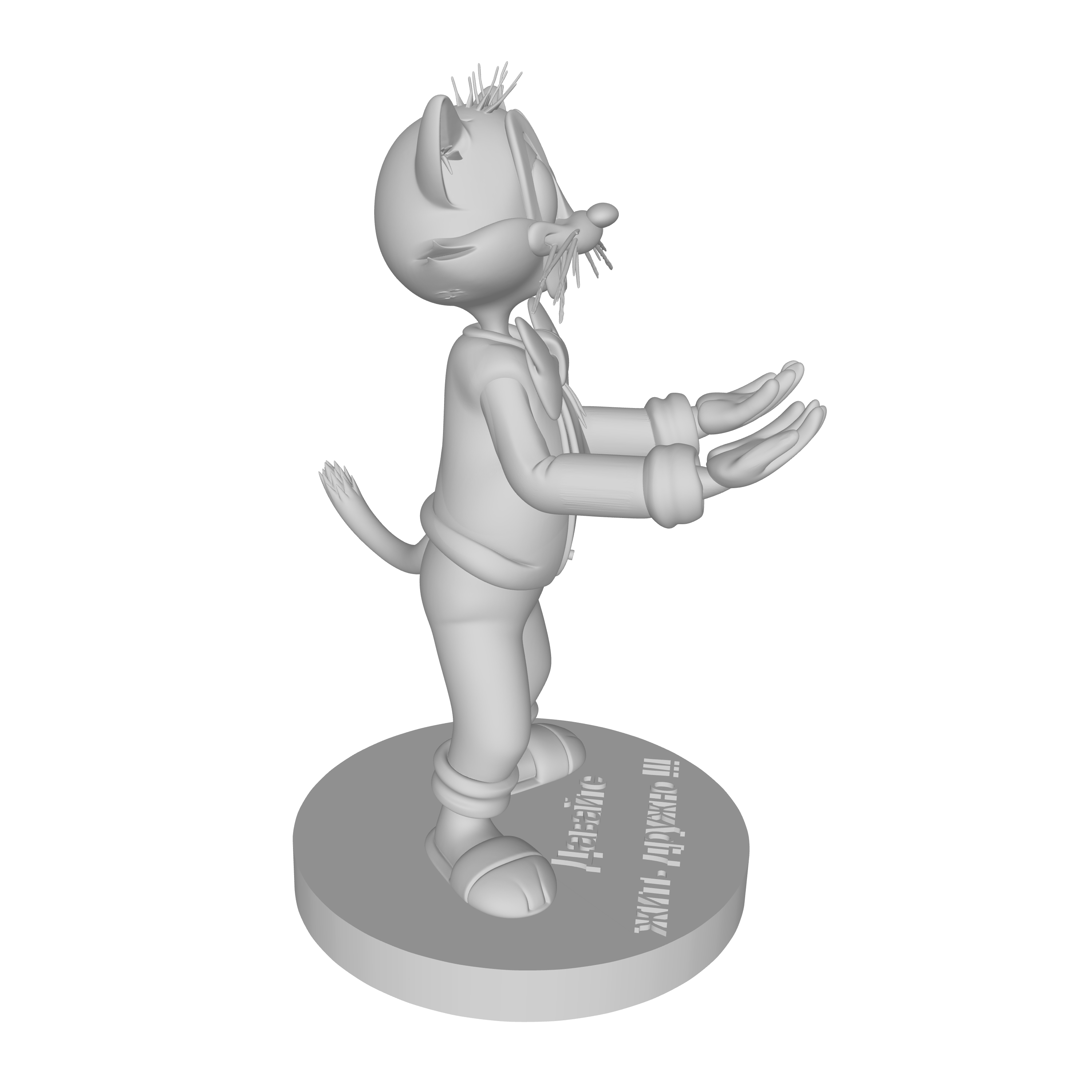 Подставка для джойстика и телефона Кот Леопольд из мультфильма Приключения кота Леопольда