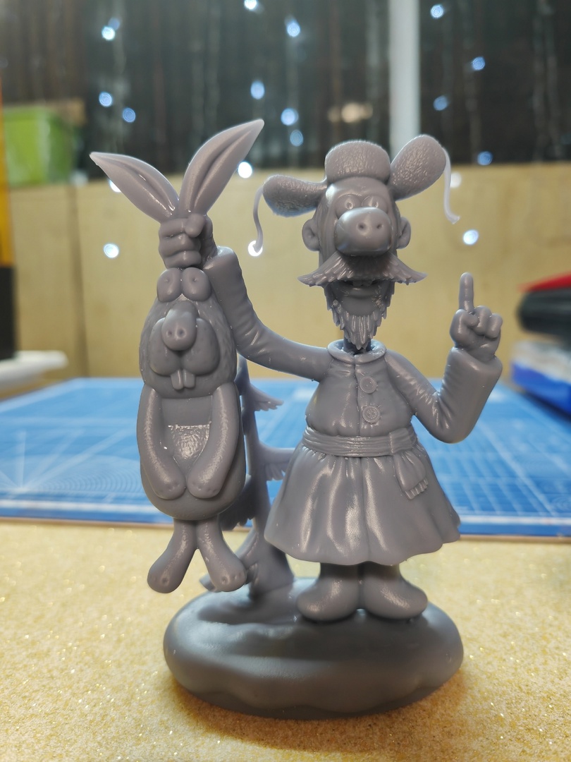 Мужичок из мультфильма " Падал прошлогодний снег" для 3д печати STL