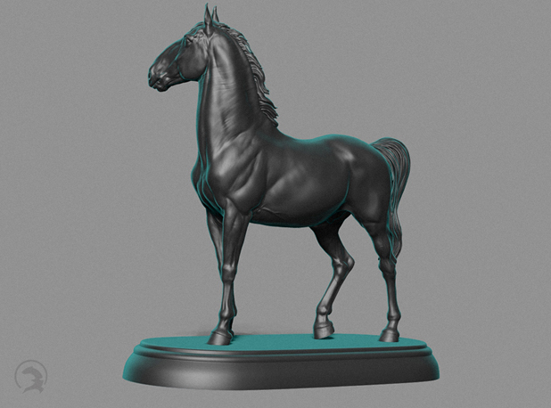 3D Модель "Kladruber"