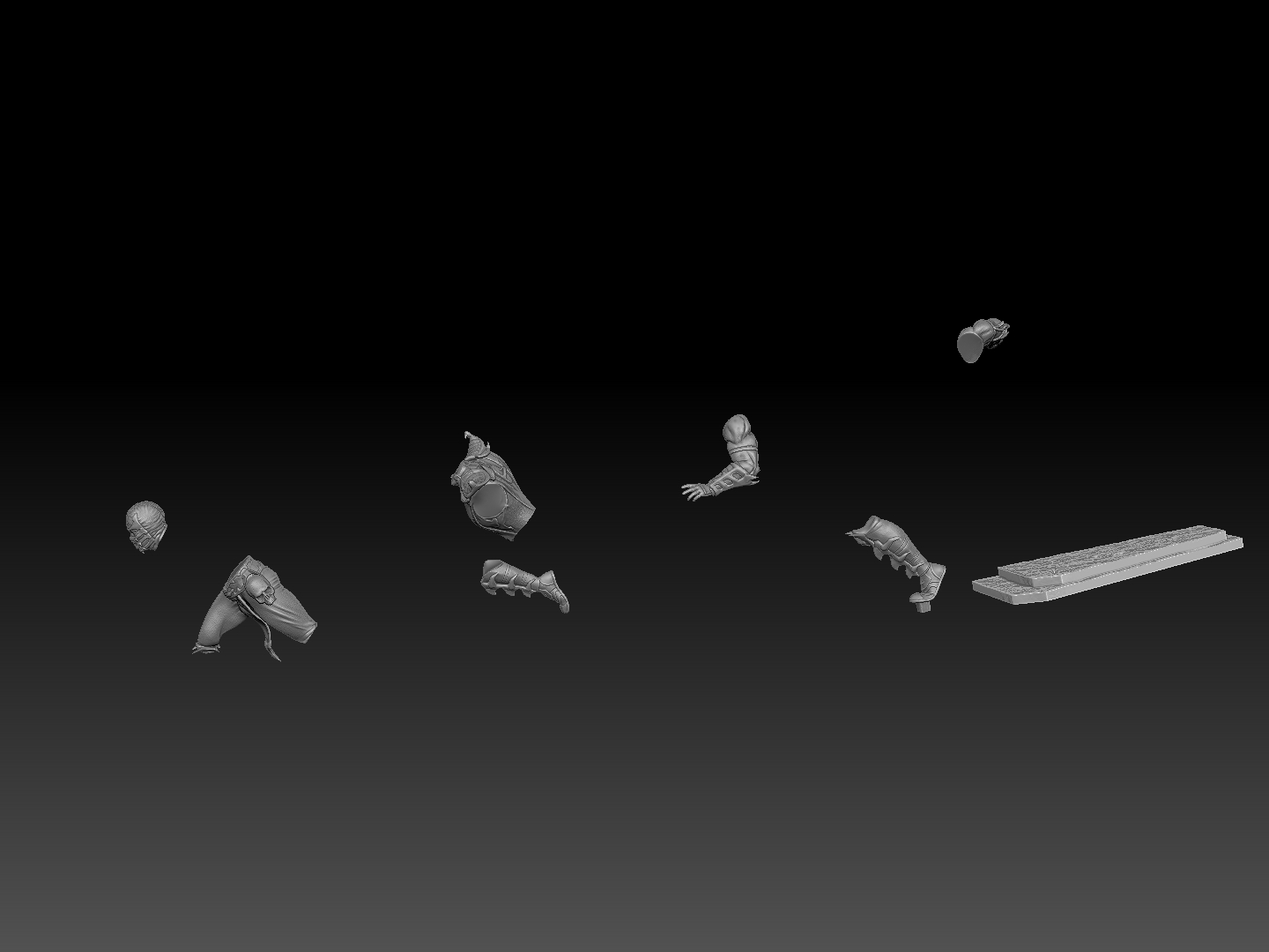 SUB-ZERO MKX VS SCORPION MK9 FOR 3D PRINT