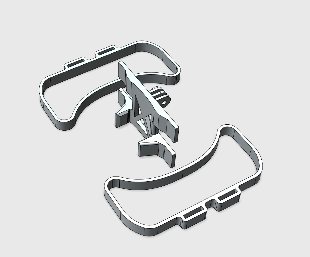 Крепление Hubsan Zino Pro под GoPro