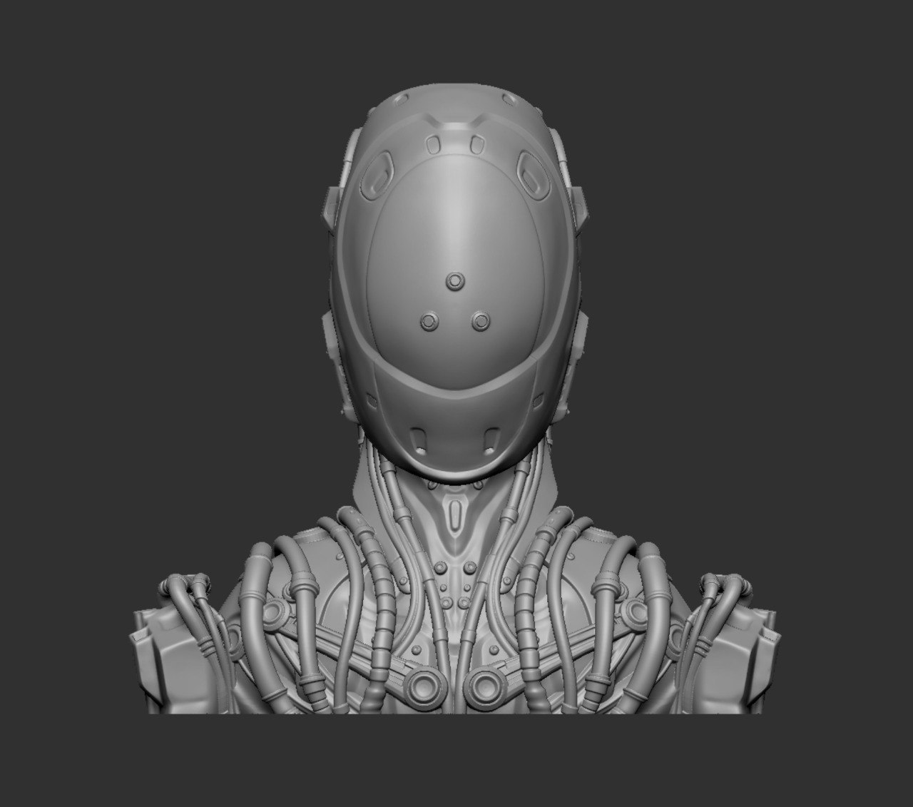 Где голова робота. Скай фай шлем. Шлем Циклоп Sci Fi. Шлем Zbrush. Киберпанк шлем.