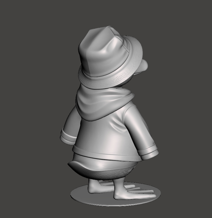 Утенок в плаще