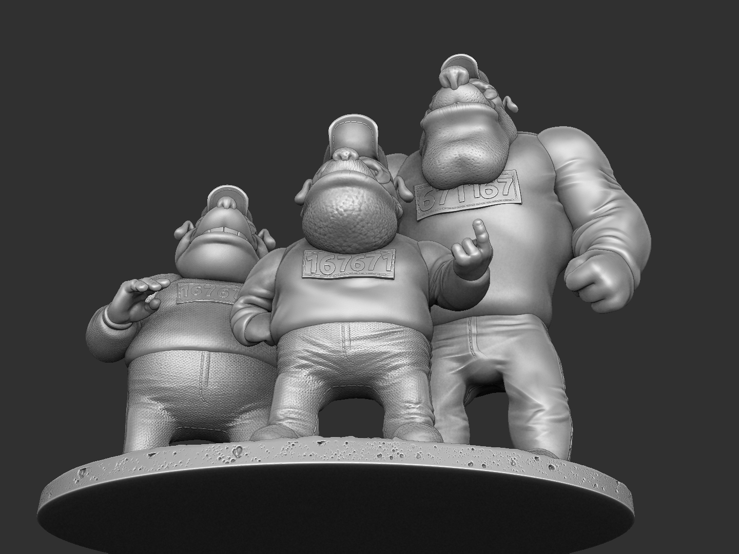 Братья Гавс. Для 3D печати. STL, ZTL, OBJ.