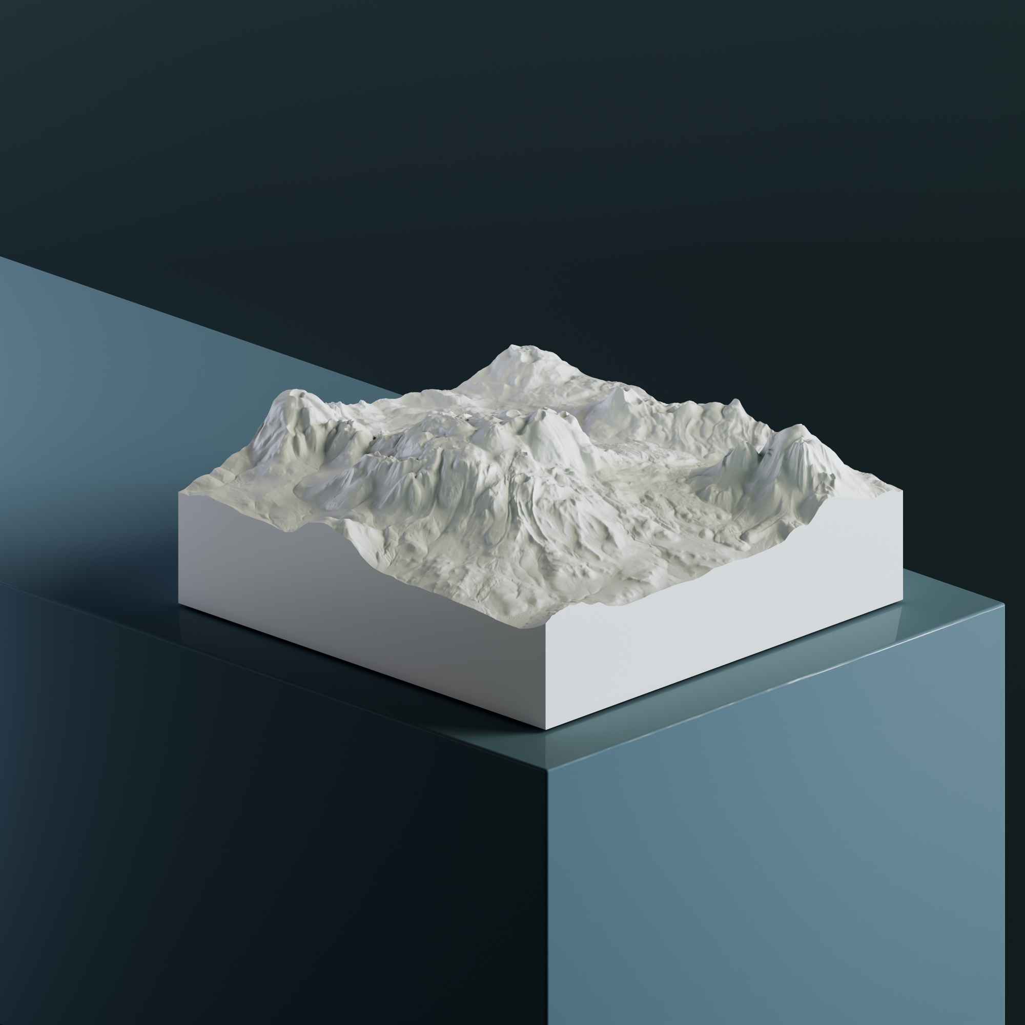 Охос-дель-Саладо 6 893 м 3D-модель, STL для печати