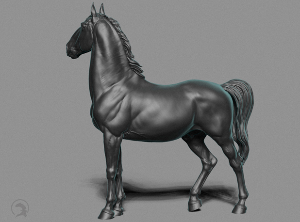3D Модель "Kladruber"