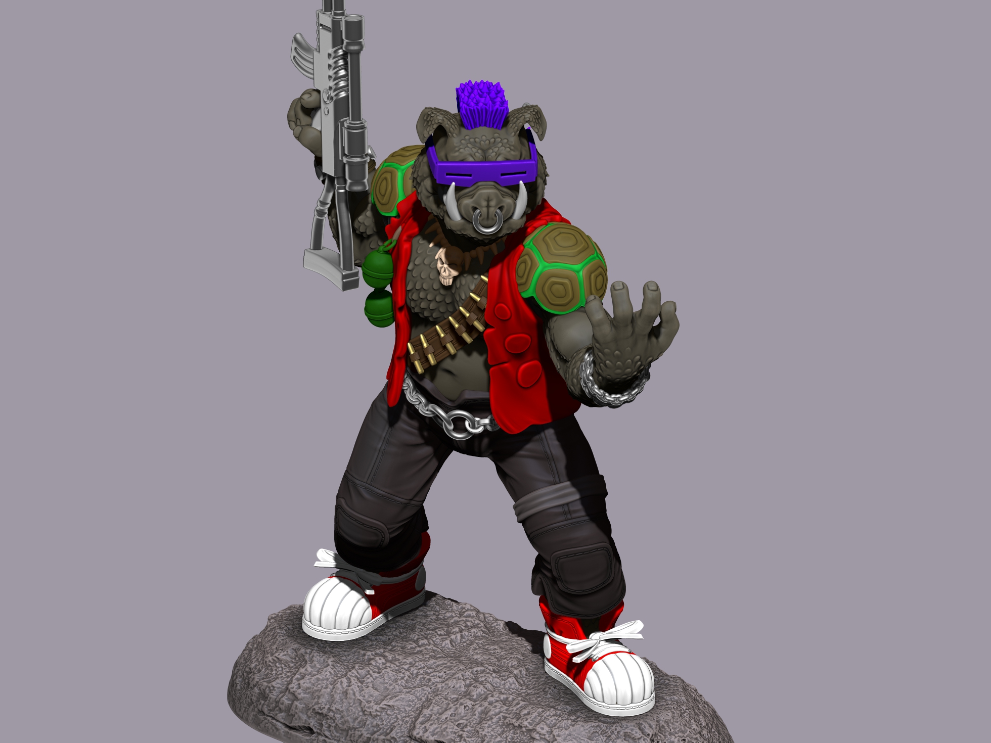 Бибоп TMNT 1987 для 3д печати STL