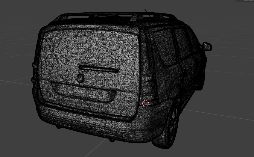 Гибрид машин: перед Лада Ларгус, зад Шкода Йети \ Hybrid Car Model: Largus Body x Yeti Face.