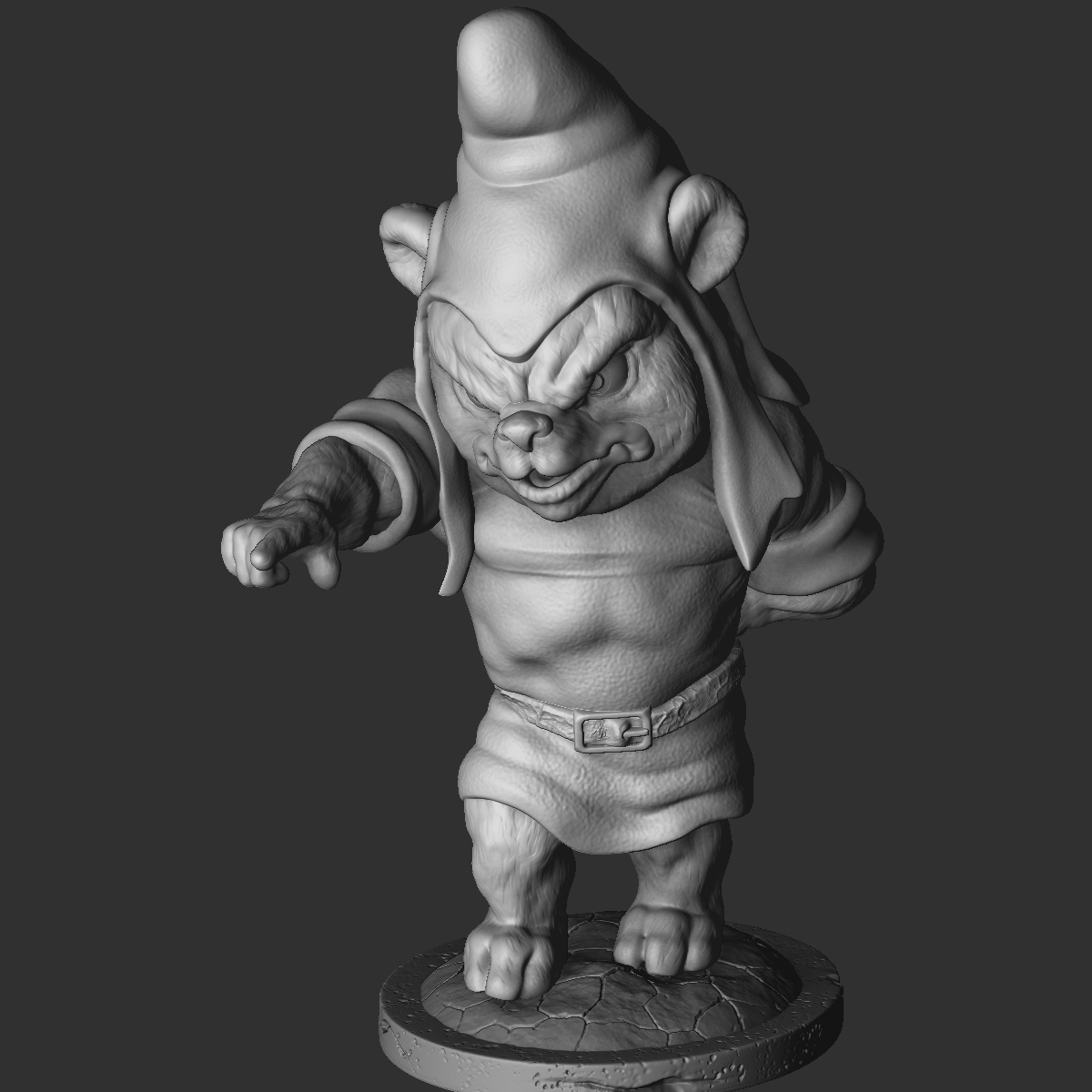 Ворчун из мультсериала "Мишки Гамми". Для 3D печати. STL.