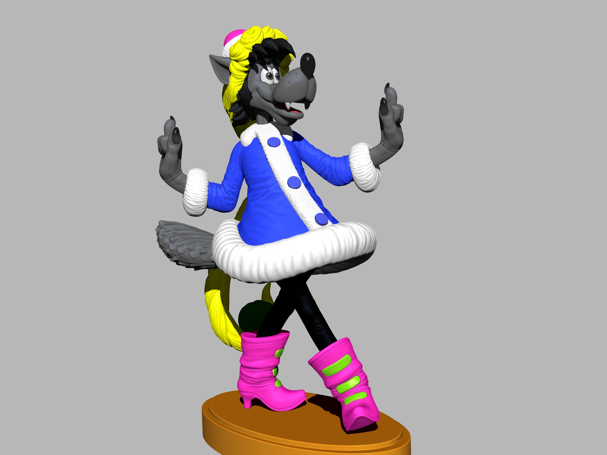 Ну, Дед Мороз, погоди! для 3д печати STL.