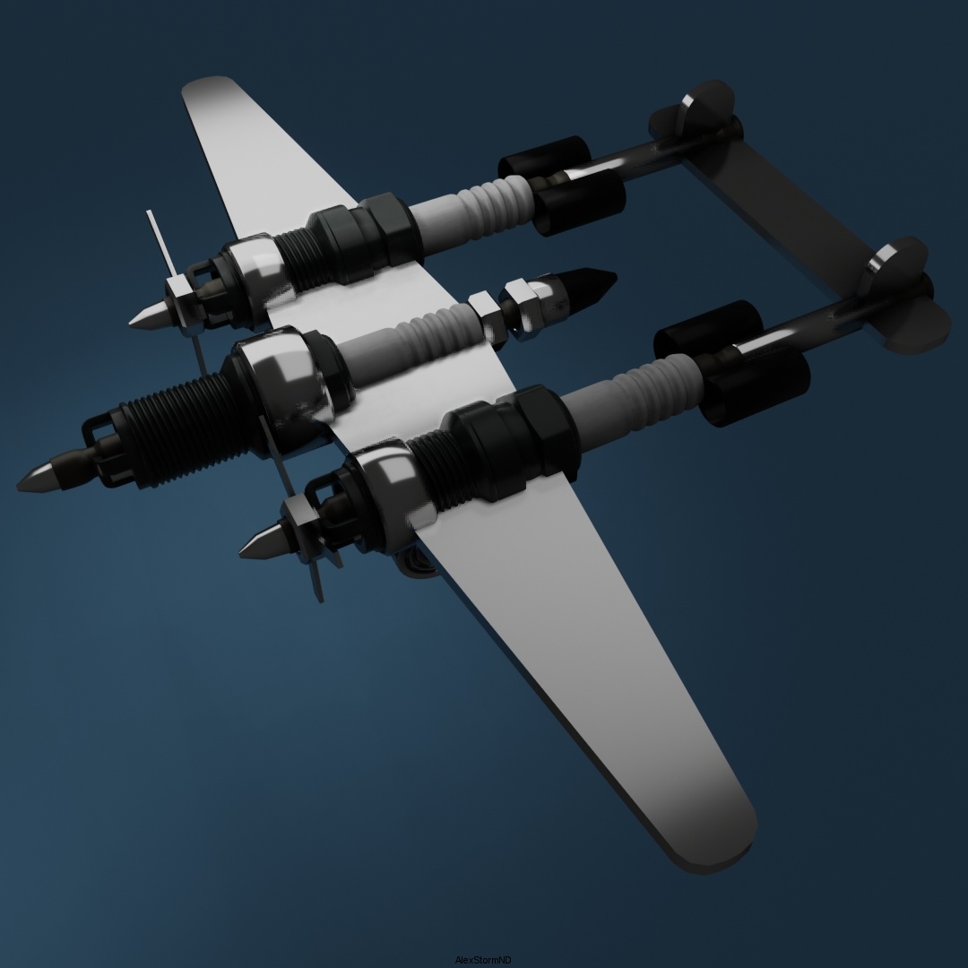 Самолет бомбардировщик