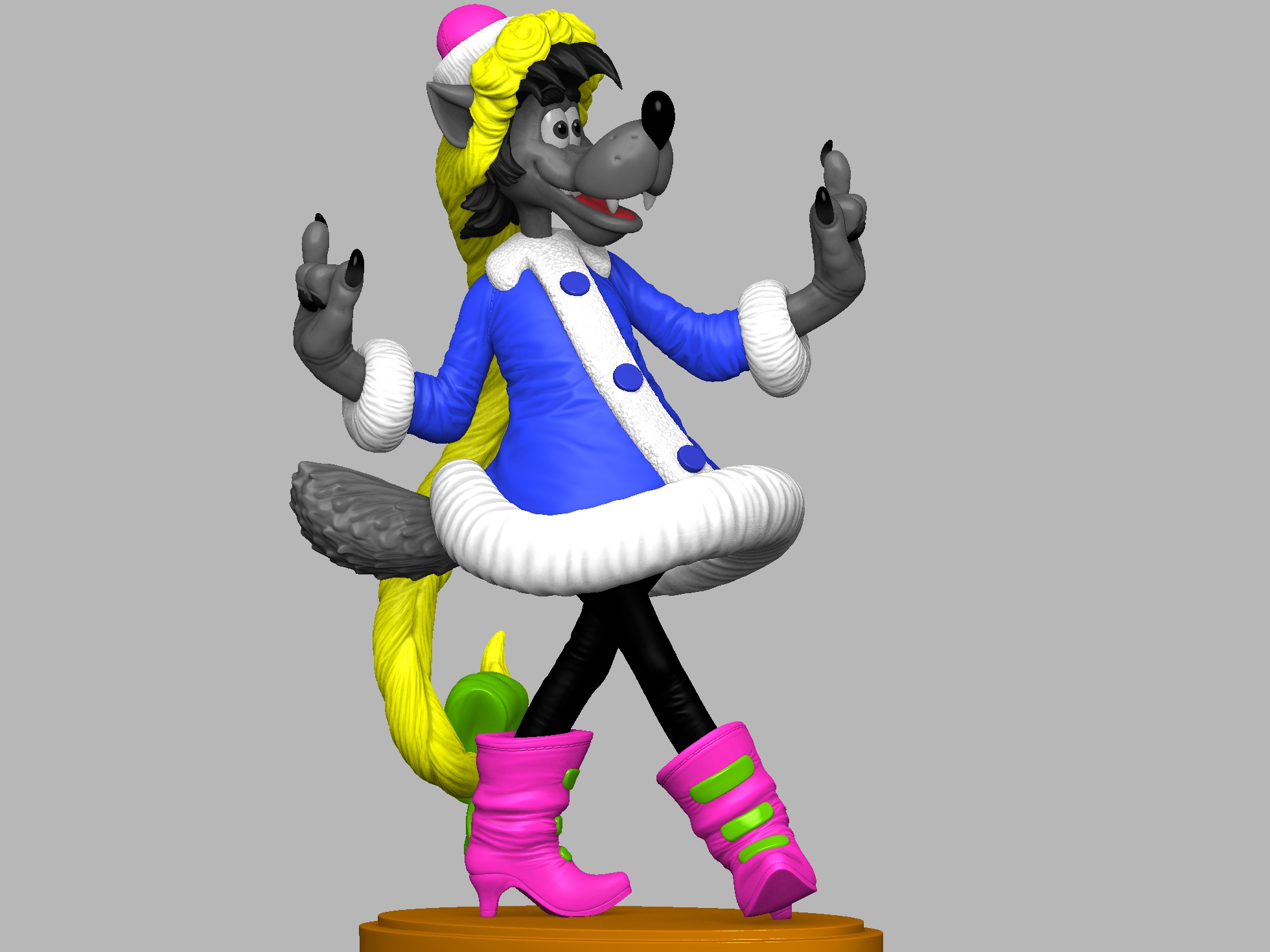 Ну, Дед Мороз, погоди! для 3д печати STL.