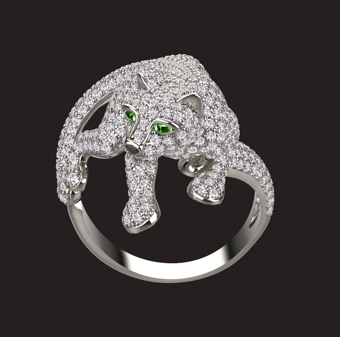 Кольцо Пантера BISS 53405155 купить в интернет-магазине Wildberries
