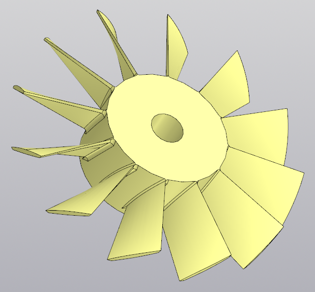 Крыльчатка к воздуходувке