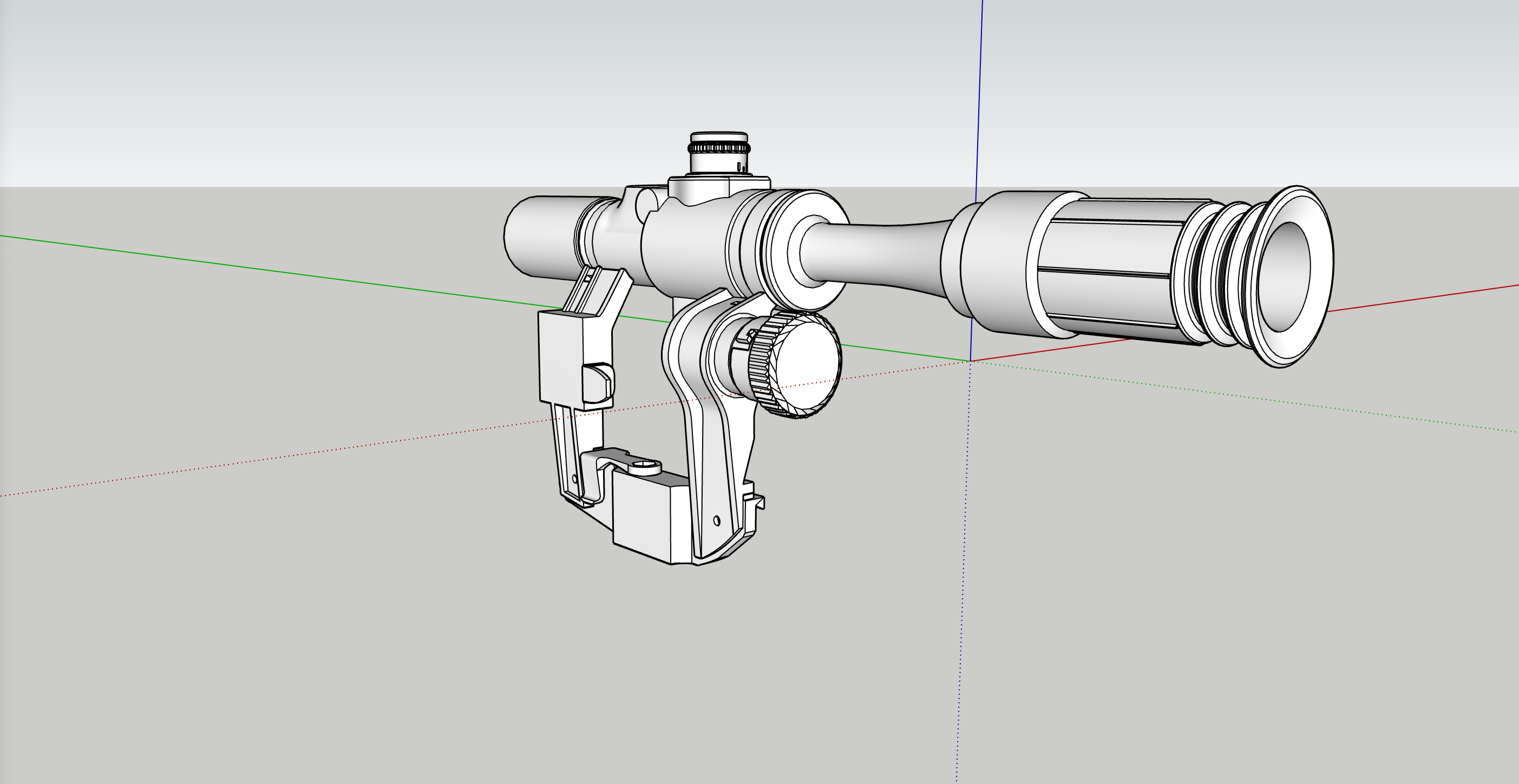 Прицел снайперский оптический ПСО-1