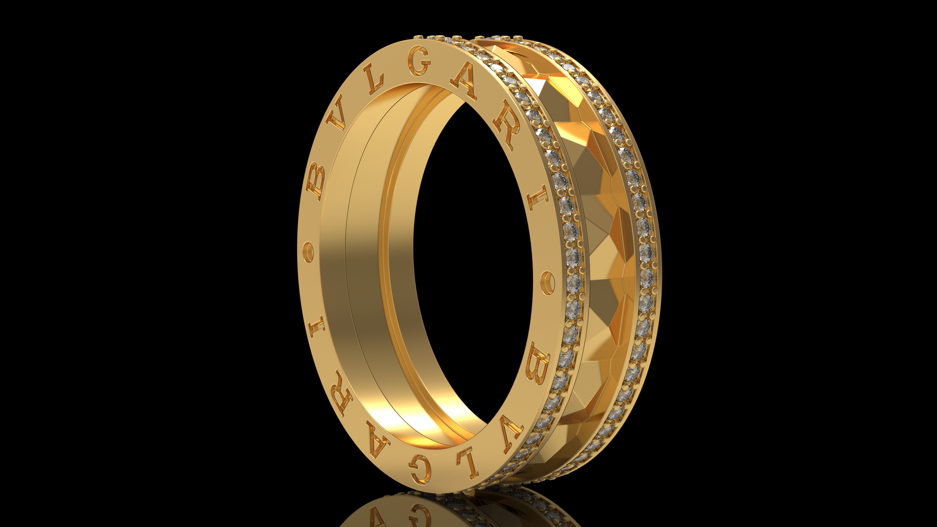 Кольцо Bvlgari BZero1 Rock 1