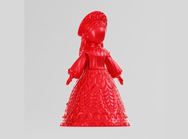 3д модель фигурка Красна девица