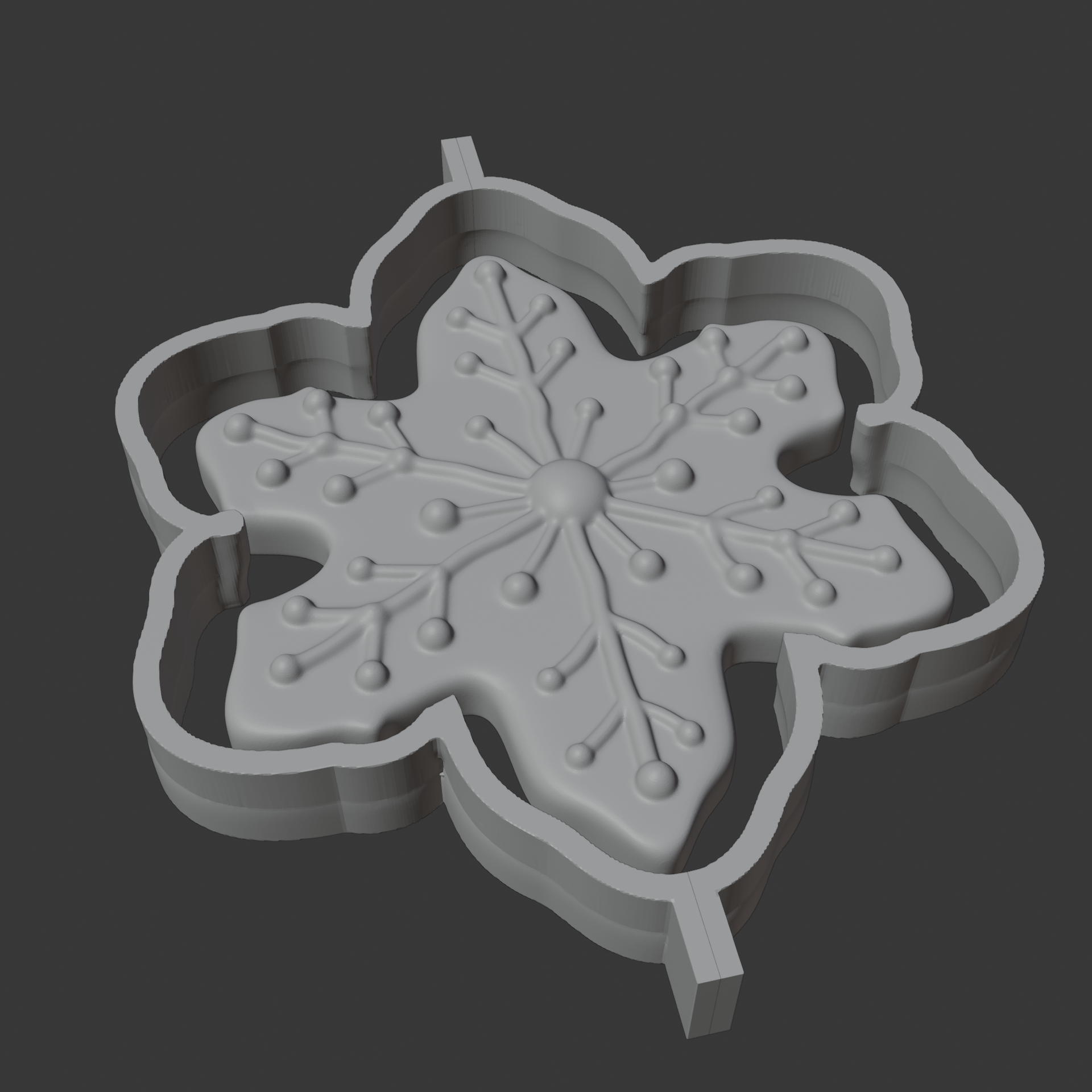 3D модели вырубок для печенья с тиснением