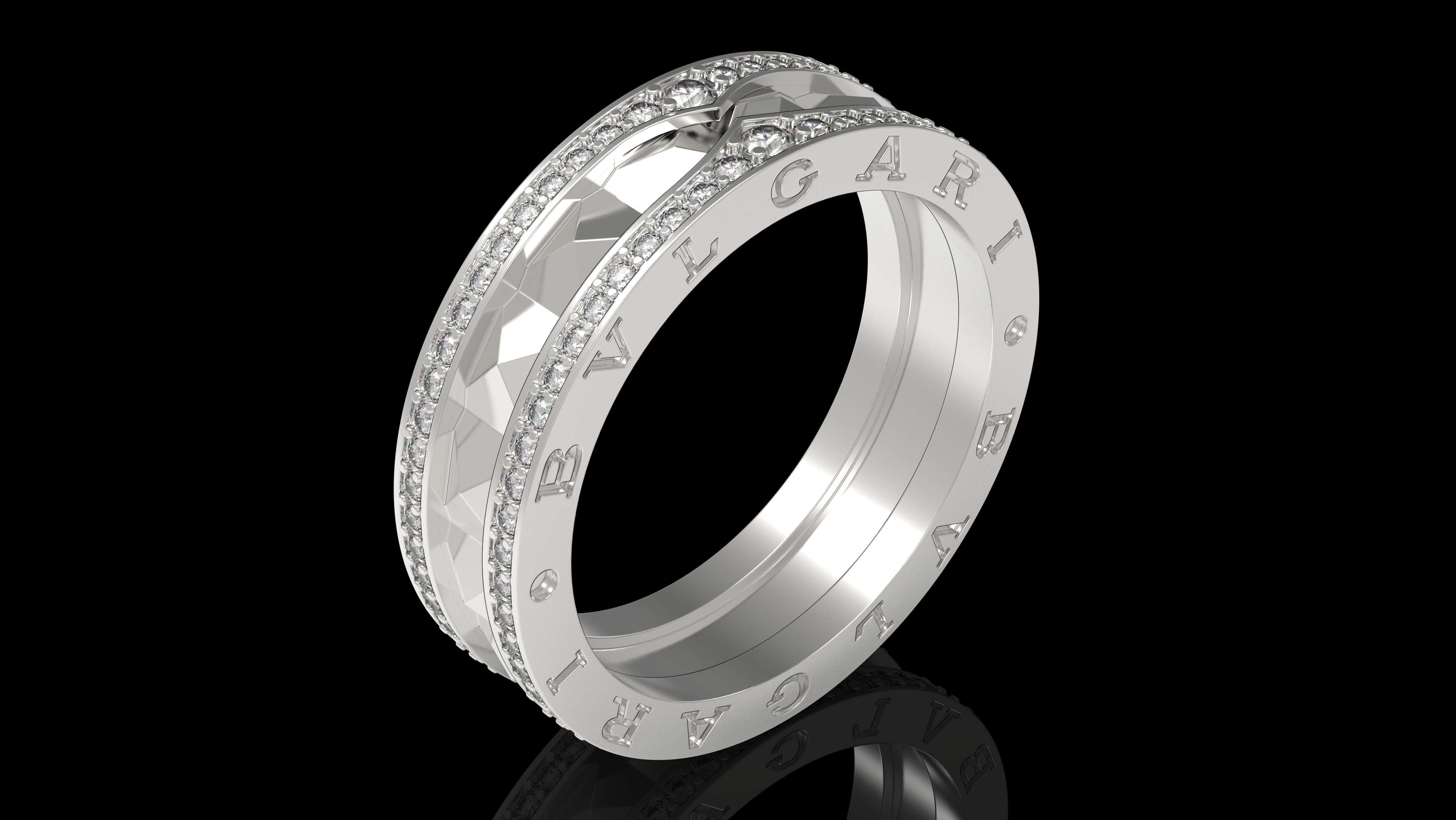 Кольцо Bvlgari BZero1 Rock 1