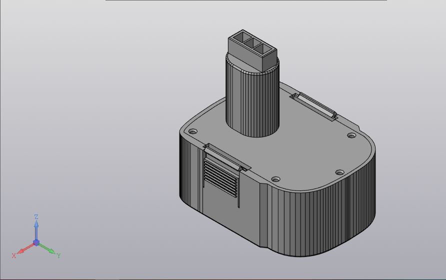 Battery 3d model