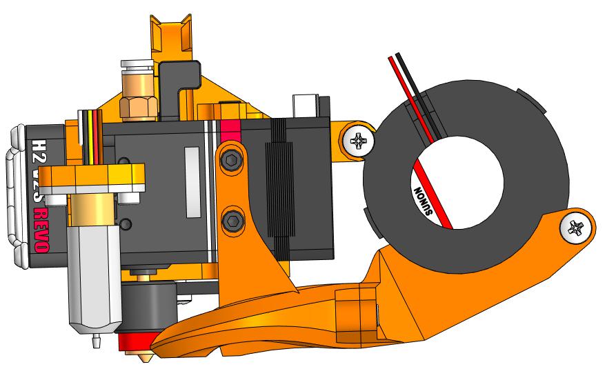 Кронштейн для экструдера  BIQU H2 V2S Revo