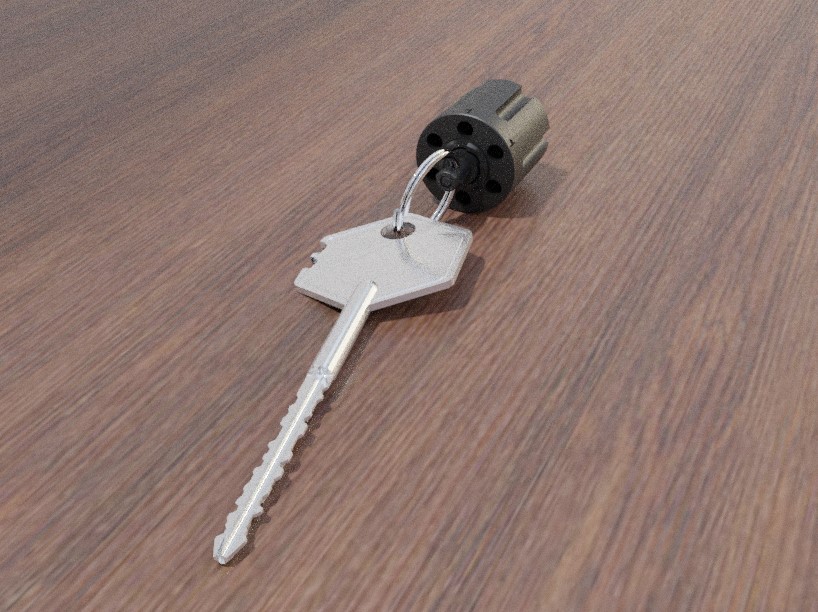 Барабан револьвера. Брелок. Бусина.