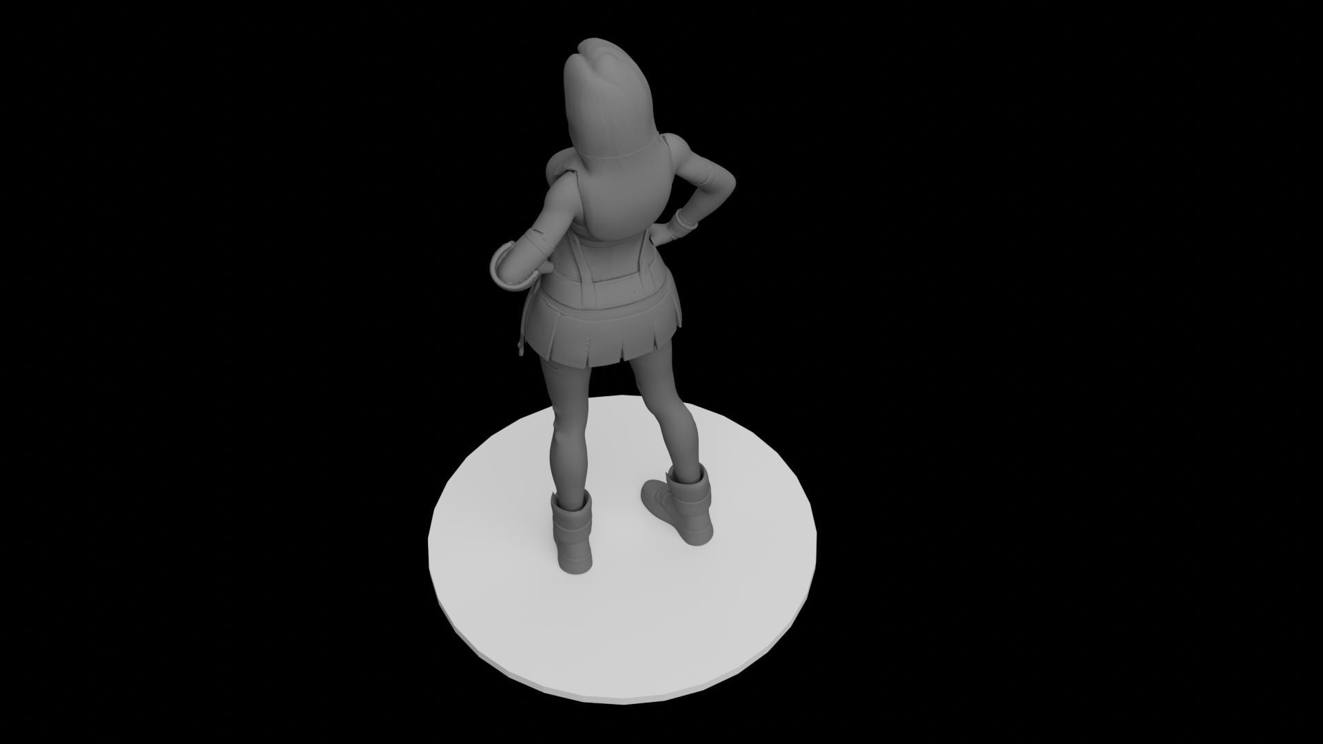 Tifa Lockhart (FF7 Remake) — High-Detail Modular Garage Kit (1/6 & 1/4 Scale)