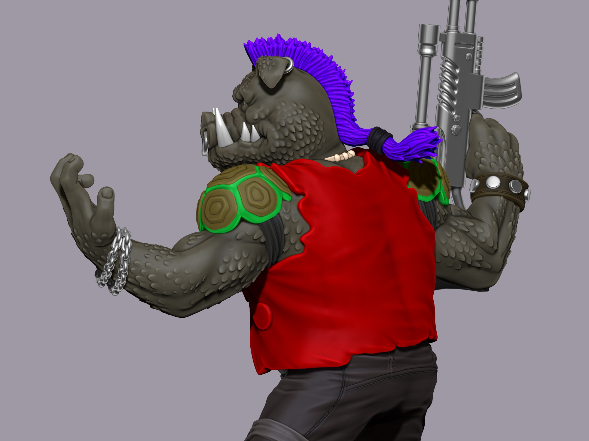 Бибоп TMNT 1987 для 3д печати STL