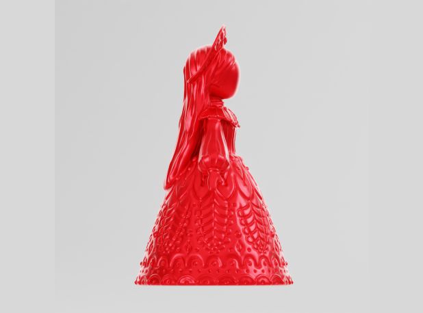 3д модель фигурка Красна девица
