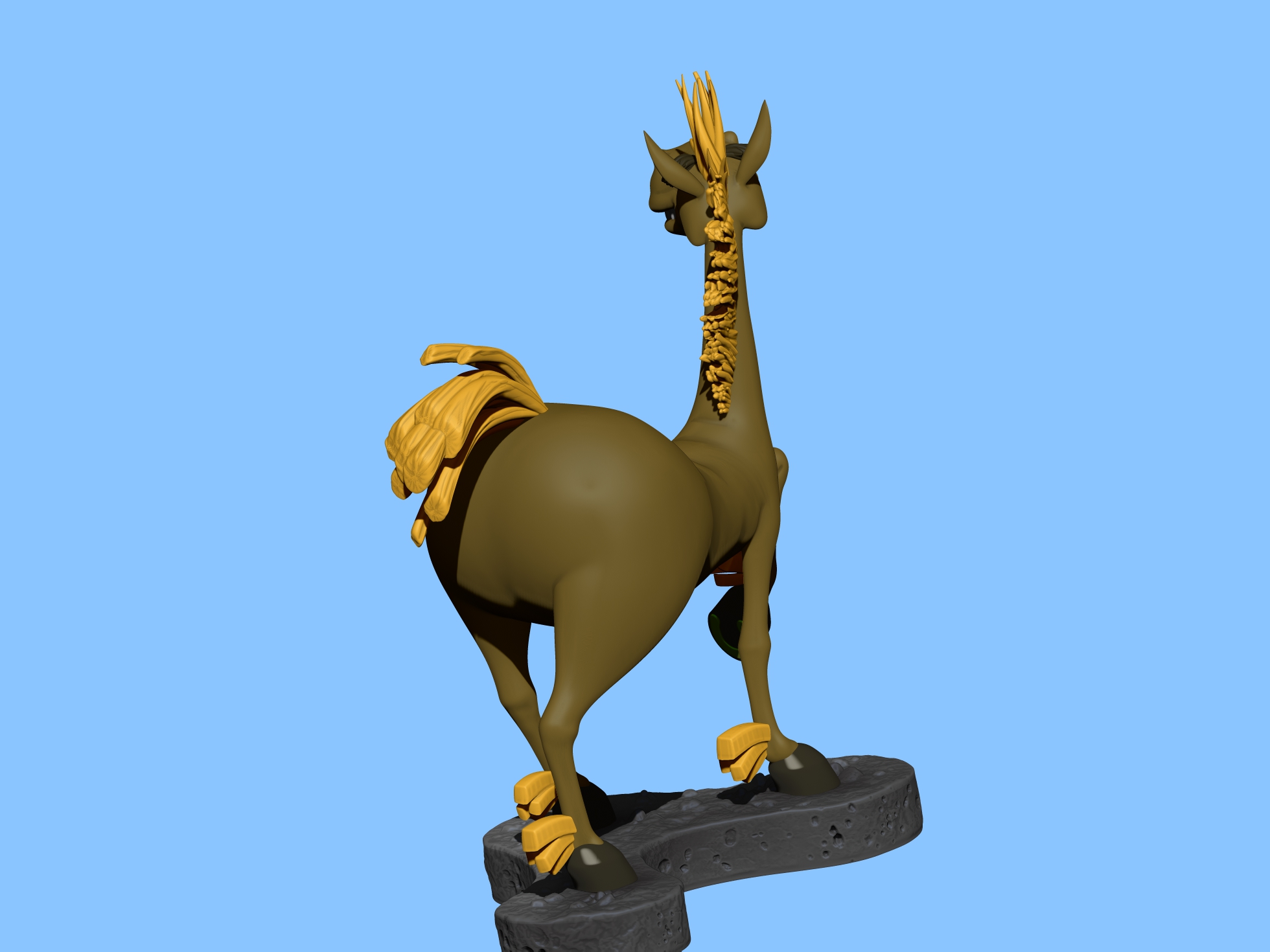 Конь Юлий для 3д печати STL