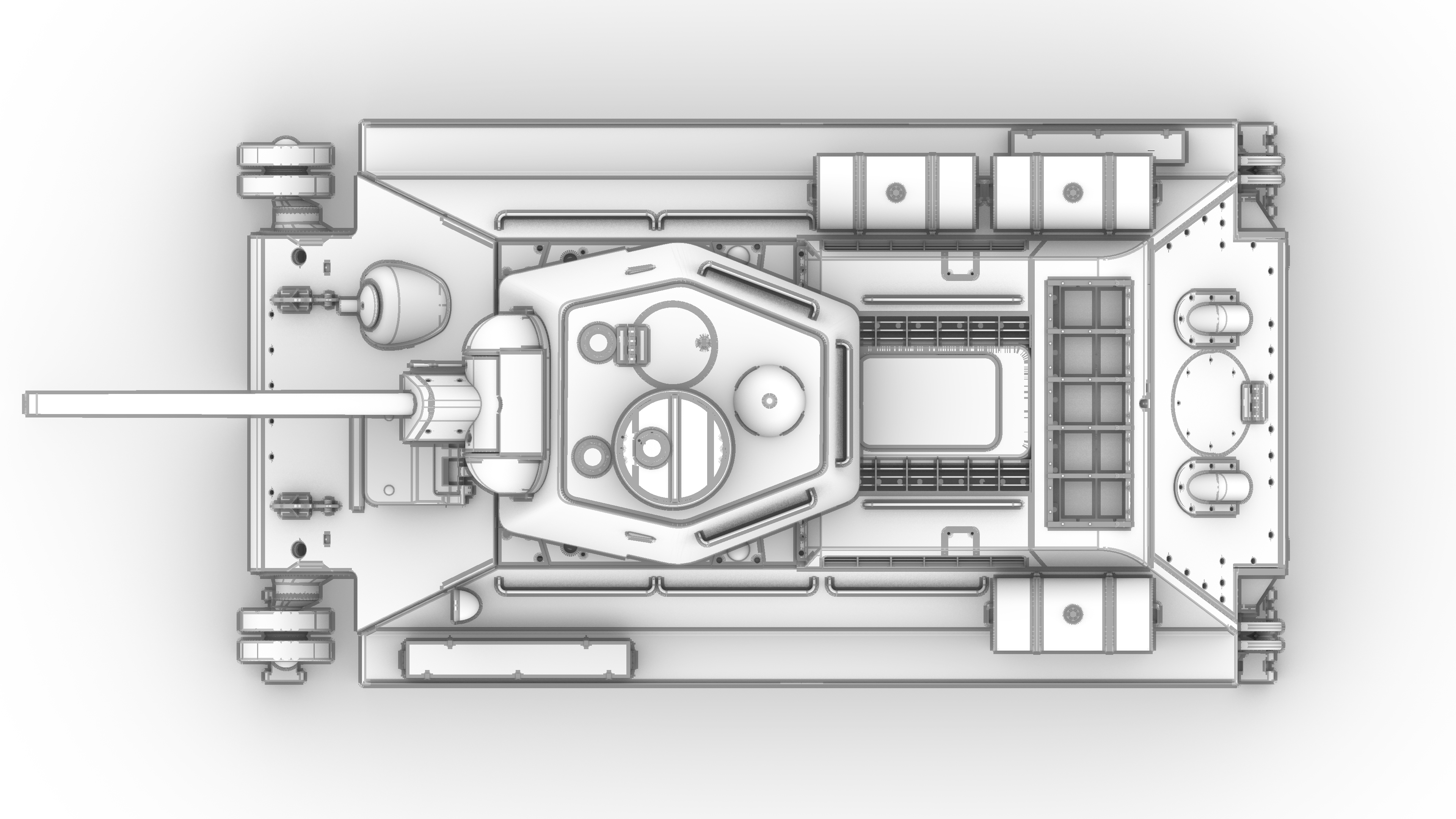 Т 34-76 башня гайка полная детализация