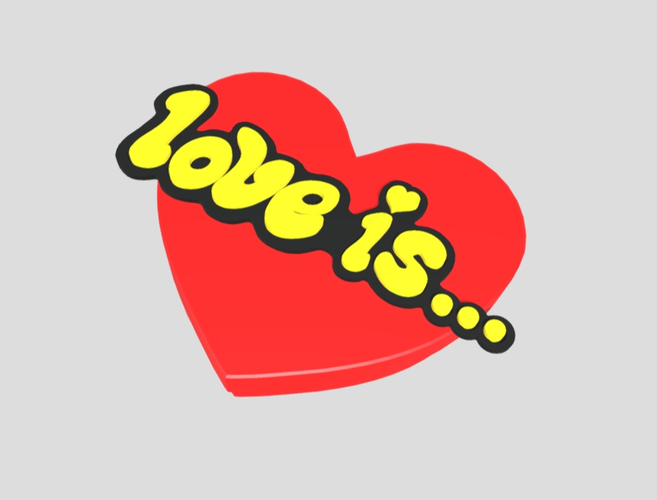 Подарочная коробка Love is...