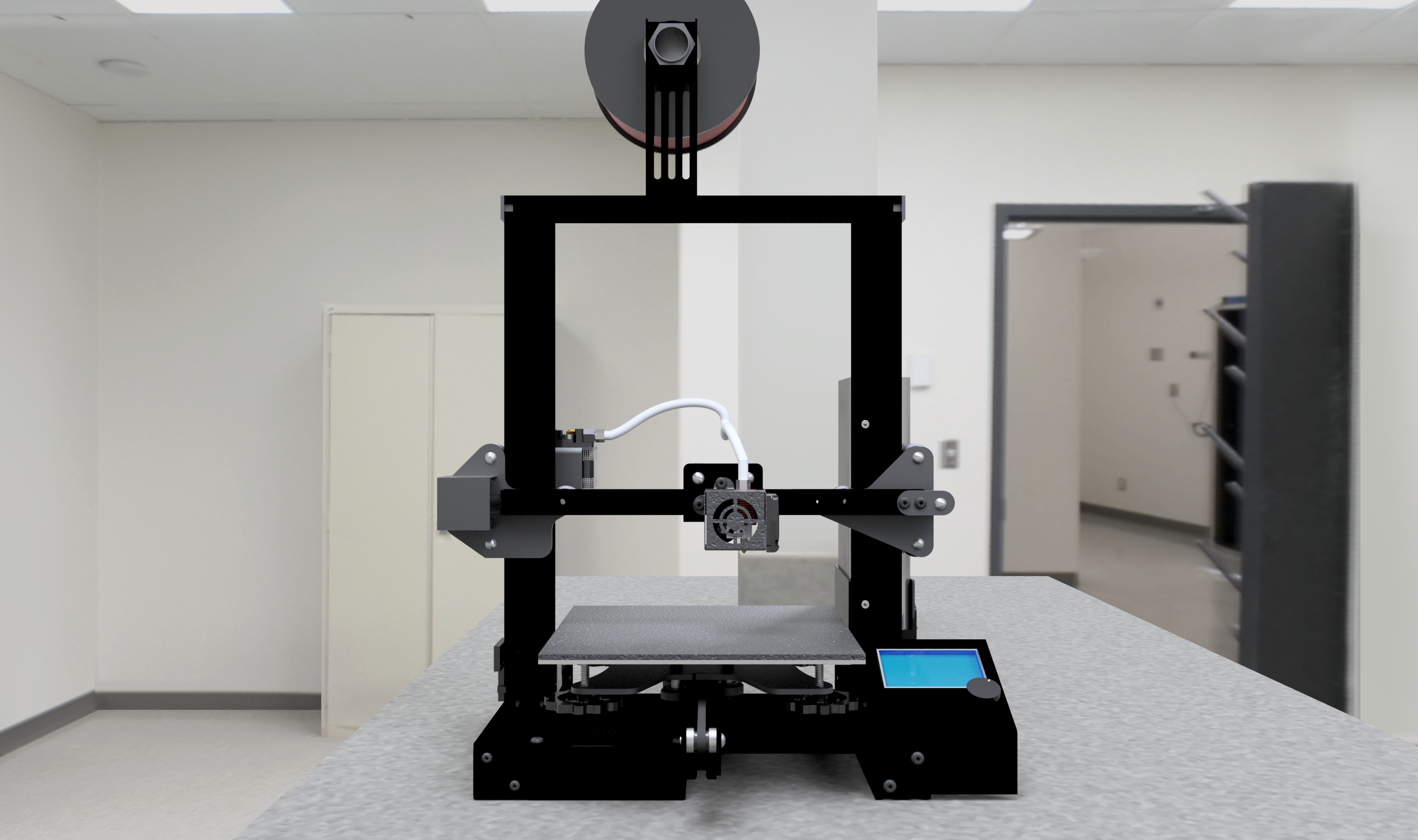 Full model of 3d printer creality ender 3