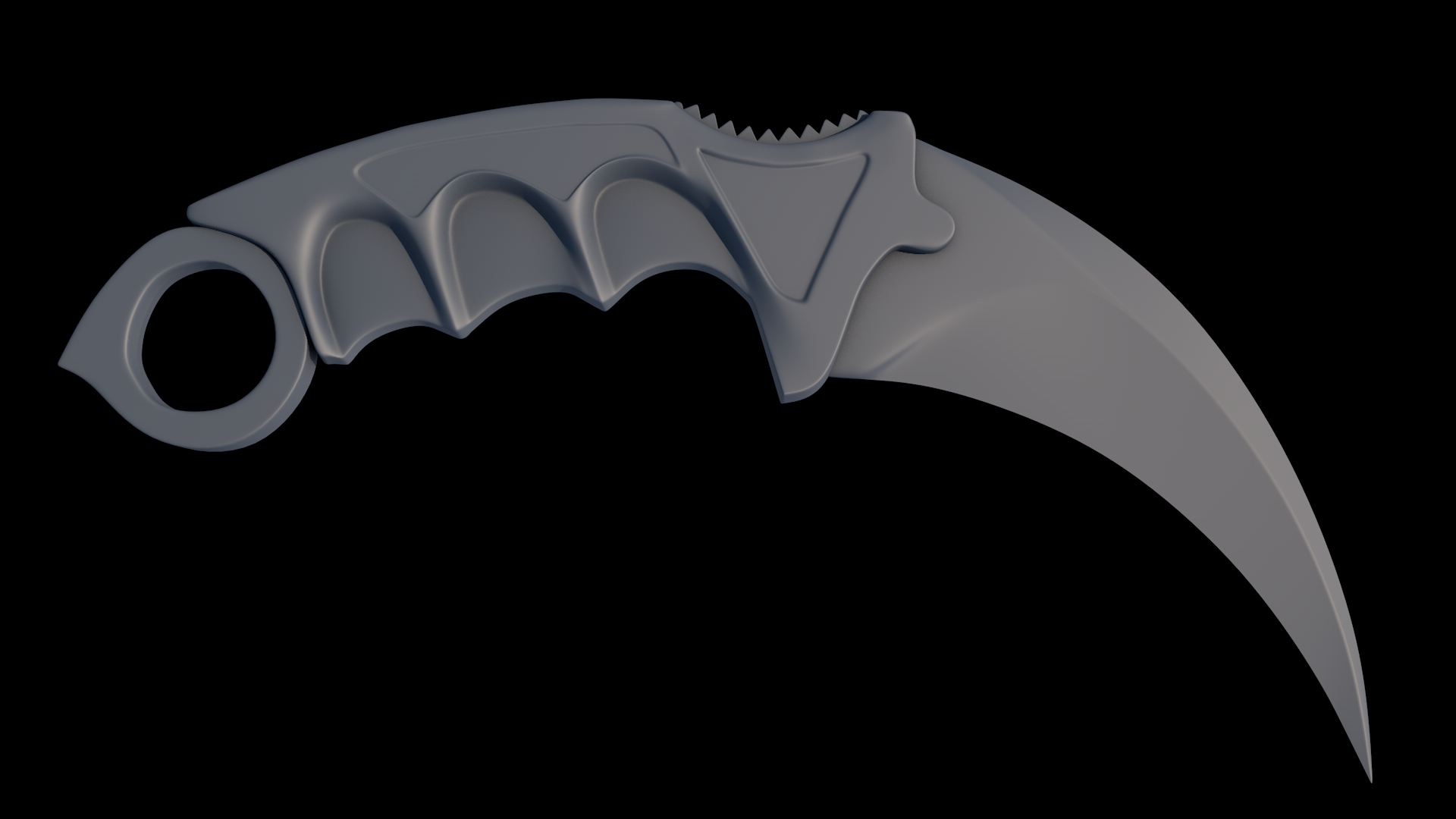 how-to-make-valorant-2-0-prime-karambit-knife-out-of-cardboard-level-2