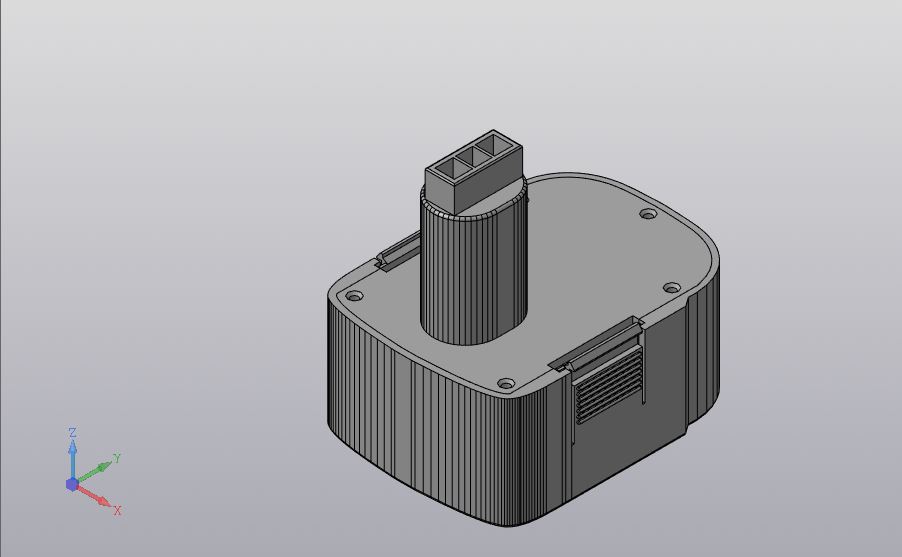 Корпус акб. Интерскол аккумулятор 3d. Шуруповерт Интерскол Adapter STL 3d model. 3д модель аккумулятор Интерскол. 3д моделт корпуса акумулятора 12 Воль.