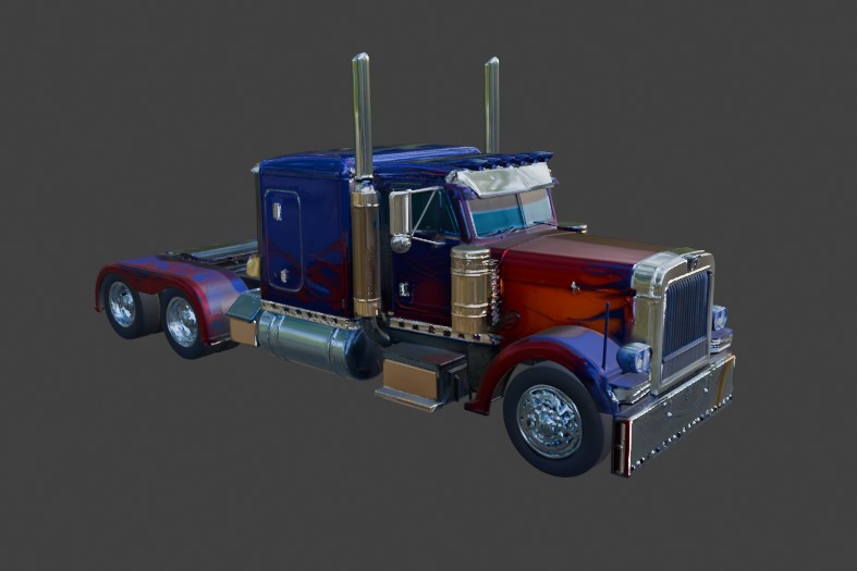 Оптимус Прайм из фильма — Optimus Prime Movie Truck (Peterbilt 379)