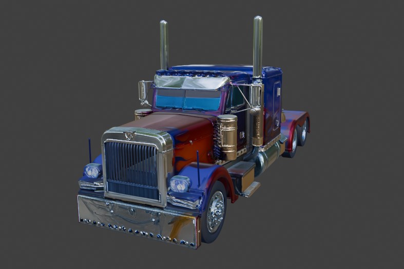 Оптимус Прайм из фильма — Optimus Prime Movie Truck (Peterbilt 379)