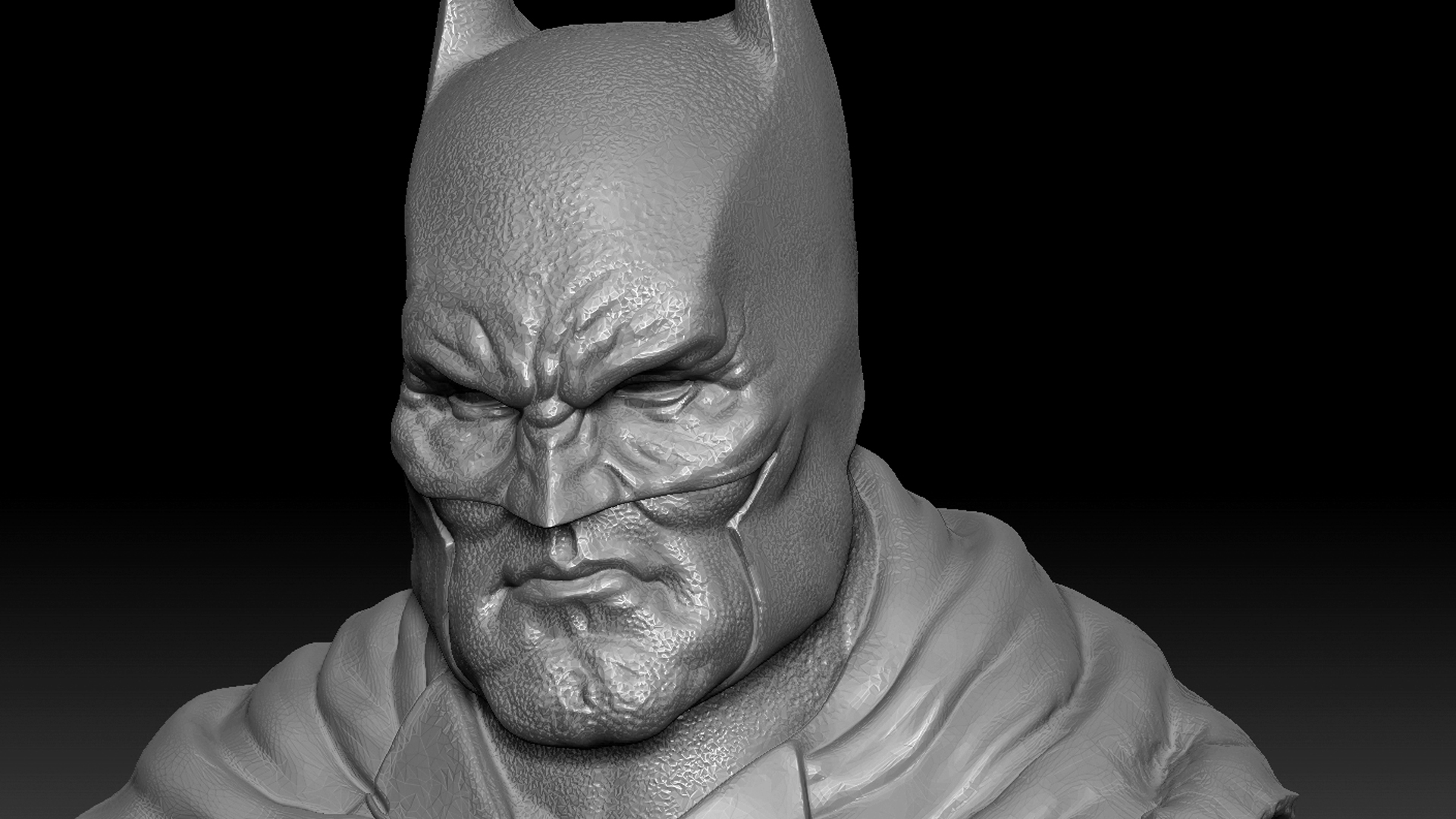 Продажа 3D-модели "БЮСТ БЭТМЕНА ДЛЯ 3Д ПЕЧАТИ STL"
