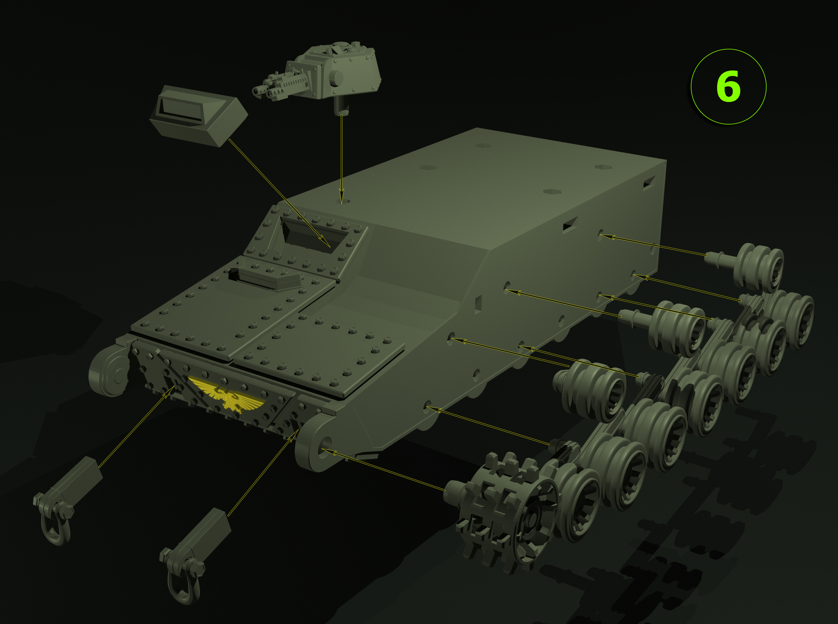 BaneBlade тяжелый танк Warhammer 40k