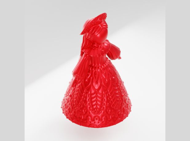 3д модель фигурка Красна девица