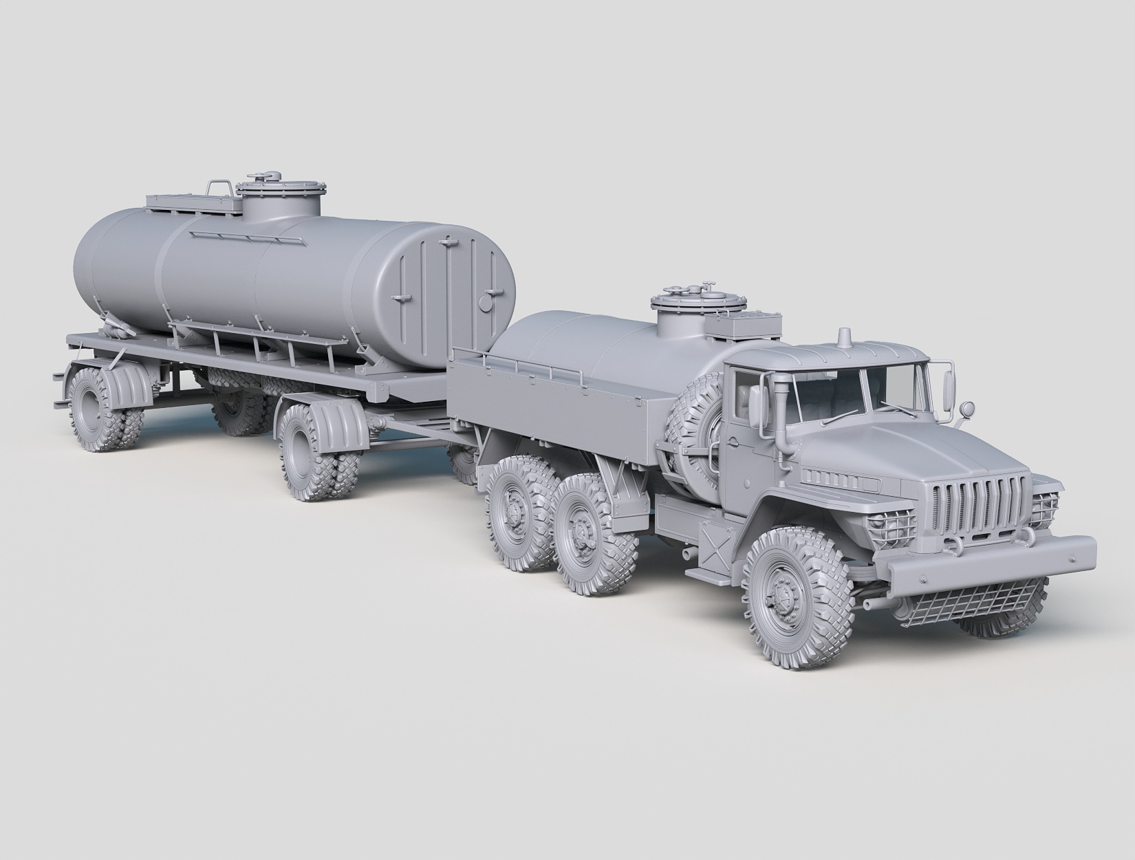 Бензовоз Урал-375(N3-T3)