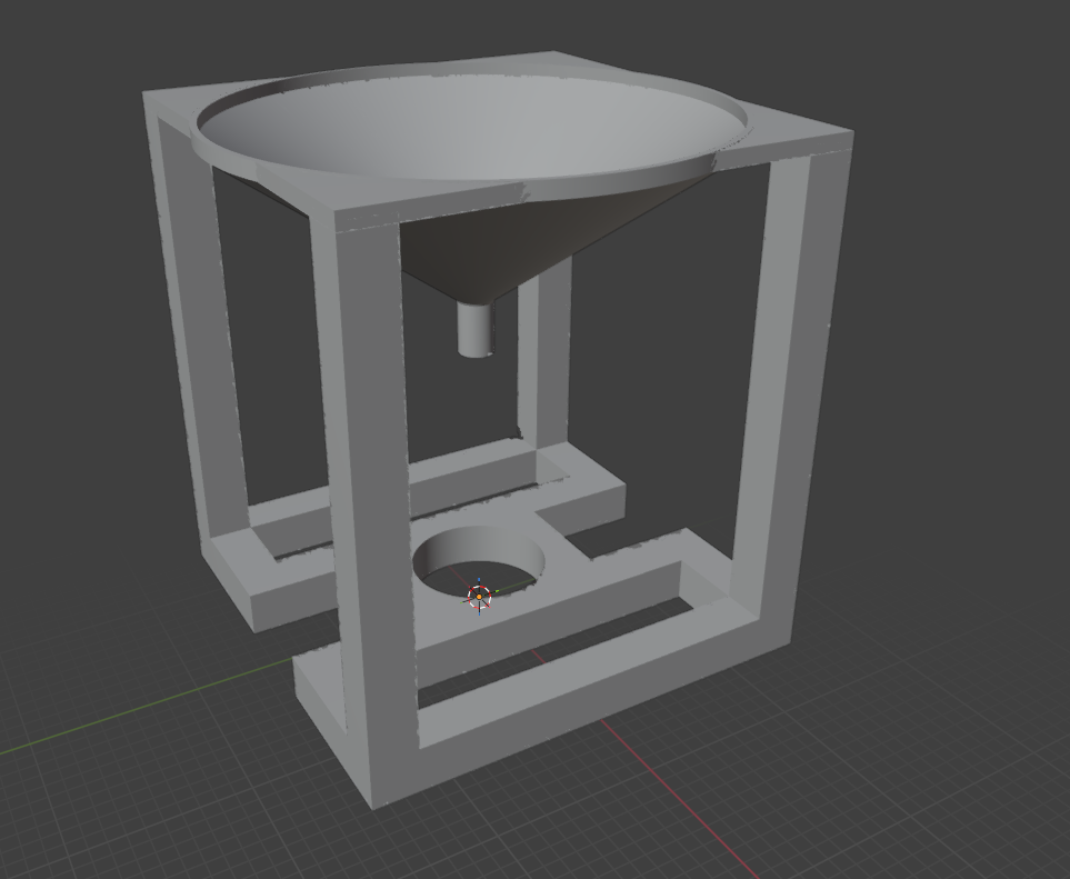 3д модель Кронштейн для перелива фотополимерной смолы