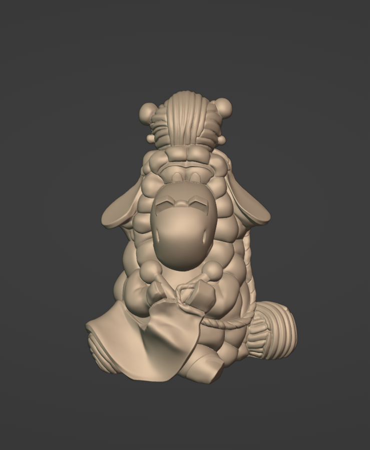 Бабушка-овца из киндер сюрприза